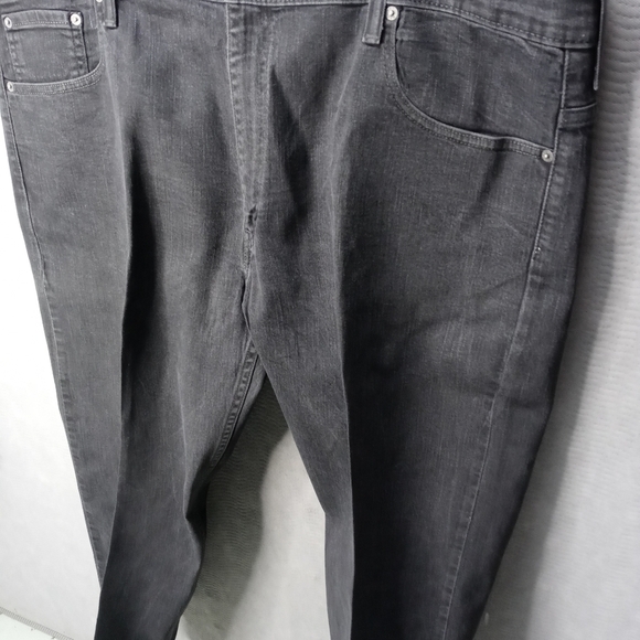 Levis 569 men's 42"× 30" black jeans red tab. A9pm - Picture 3 of 9
